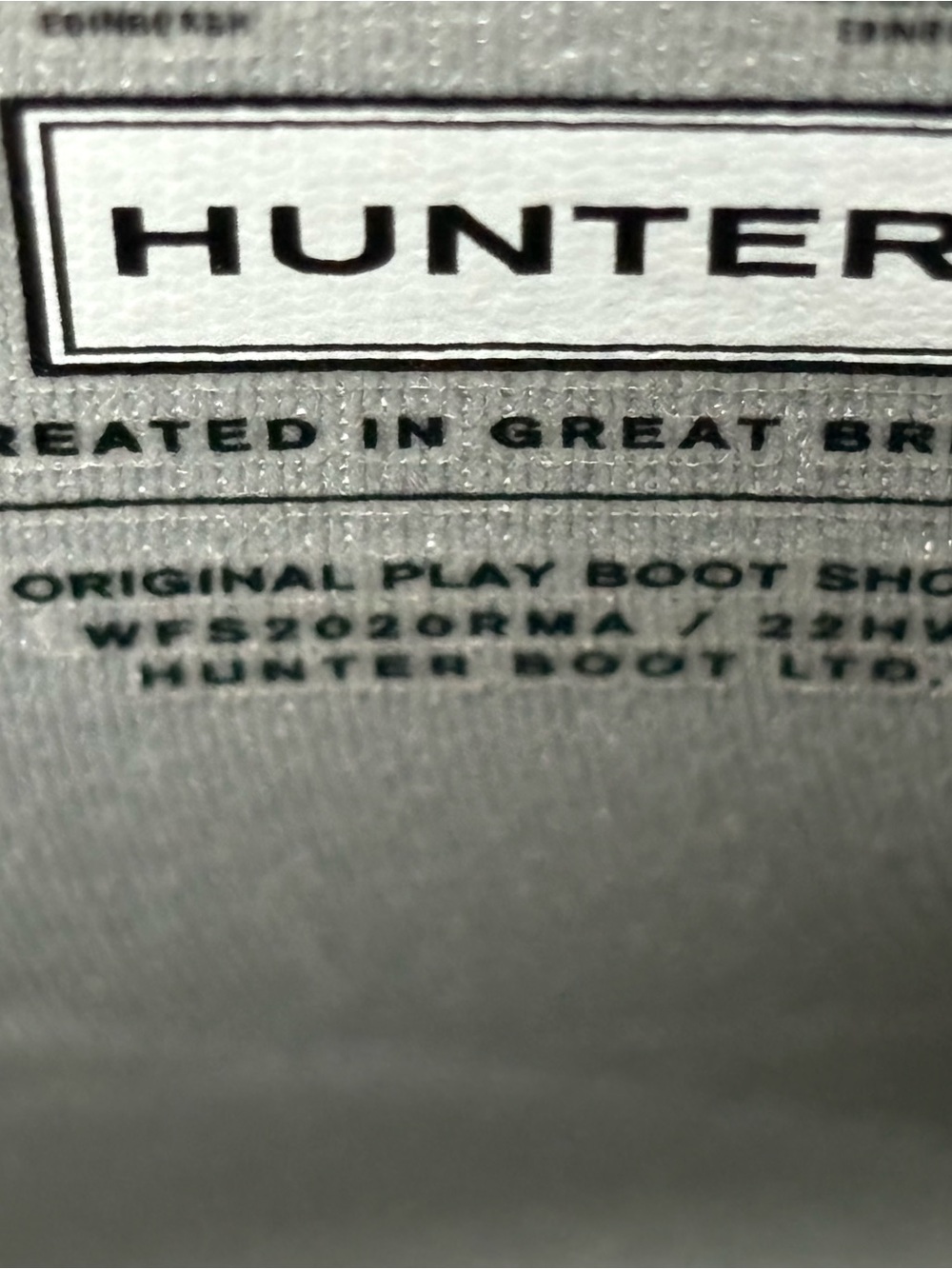 Hunter Original Play Short Rain Boots Zinc Gray Women’s 9 WFS2020RMA - Picture 9 of 14